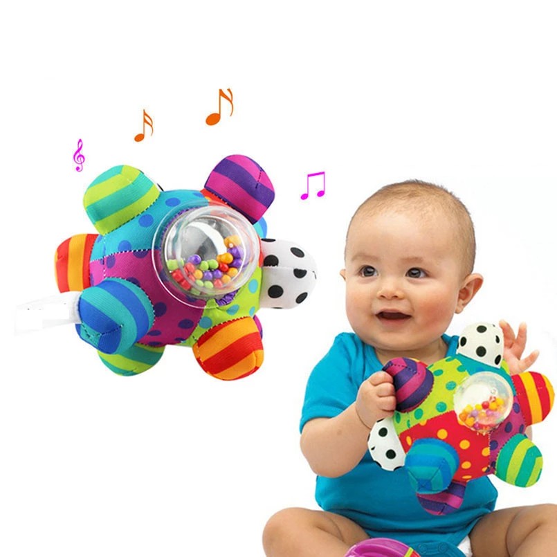 Balle Sensorielle d'éveil avec Hochet