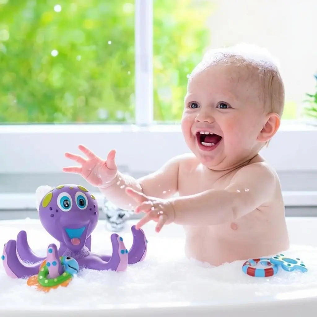 Jouet de bain pieuvre interactive | OctoPlay
