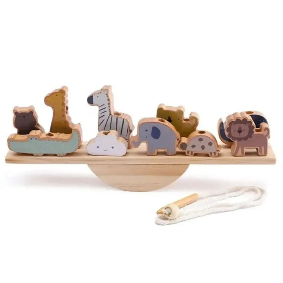 Jouet en Bois Bébé Équilibre Animaux – BalanceZoo