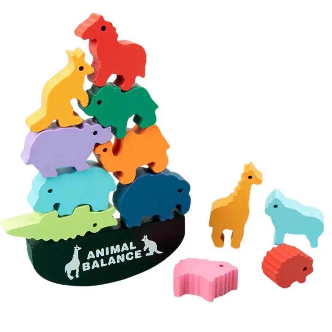 Jouet en Bois Équilibre Bébé – BalanceZoo