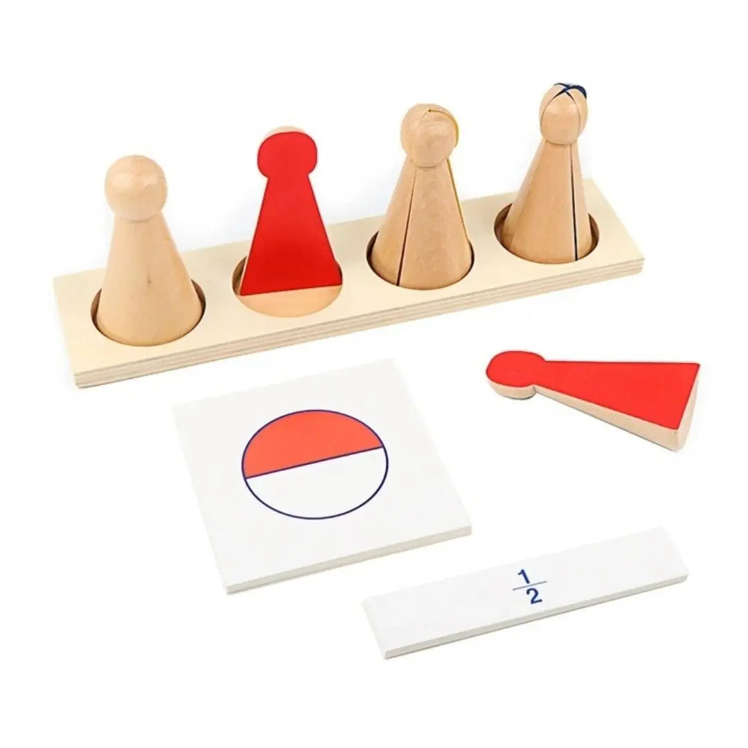 Jouet en Bois Montessori - FractionTower
