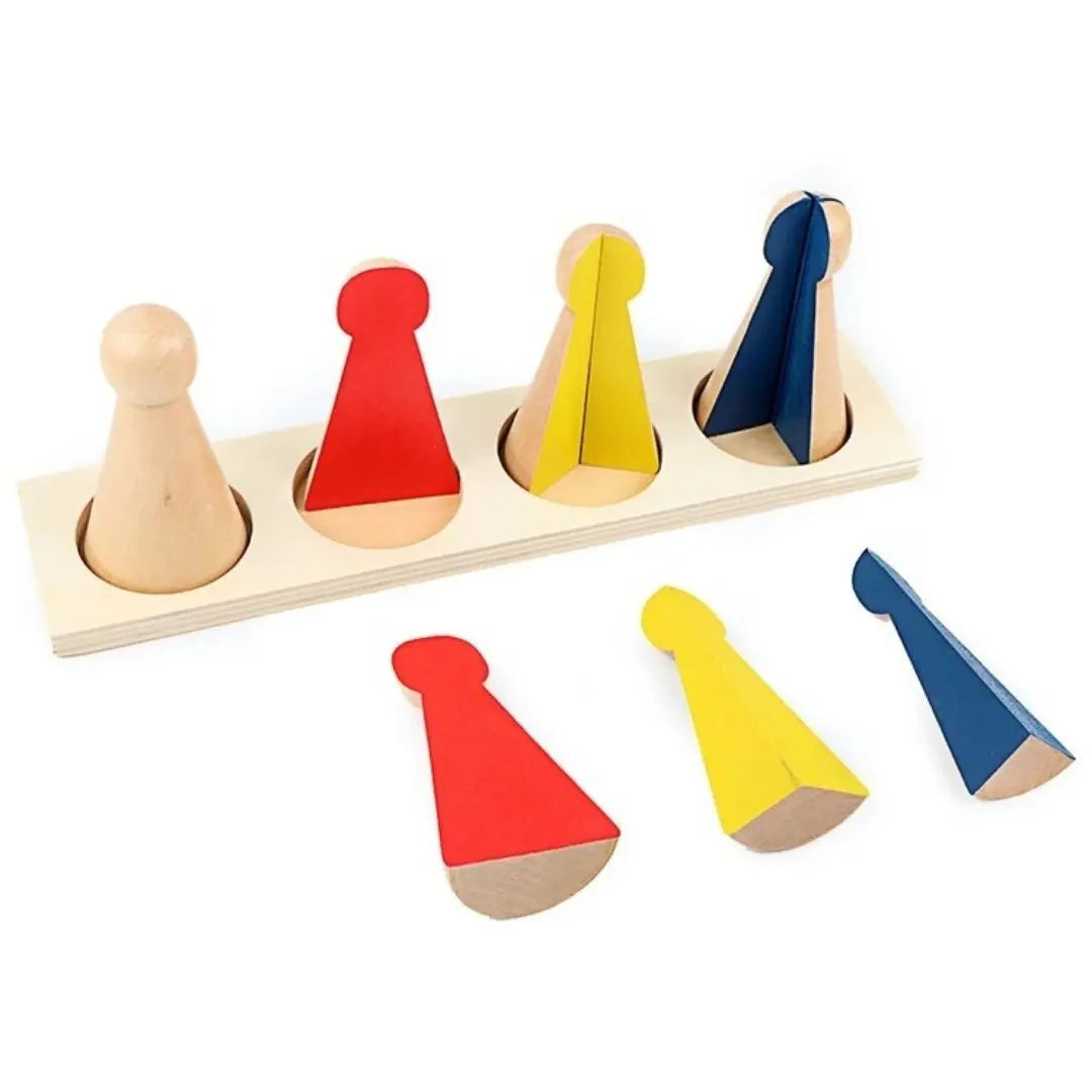 Jouet en Bois Montessori - FractionTower