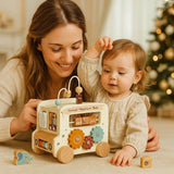 Jouet en bois Bus Montessori – AnimalBus