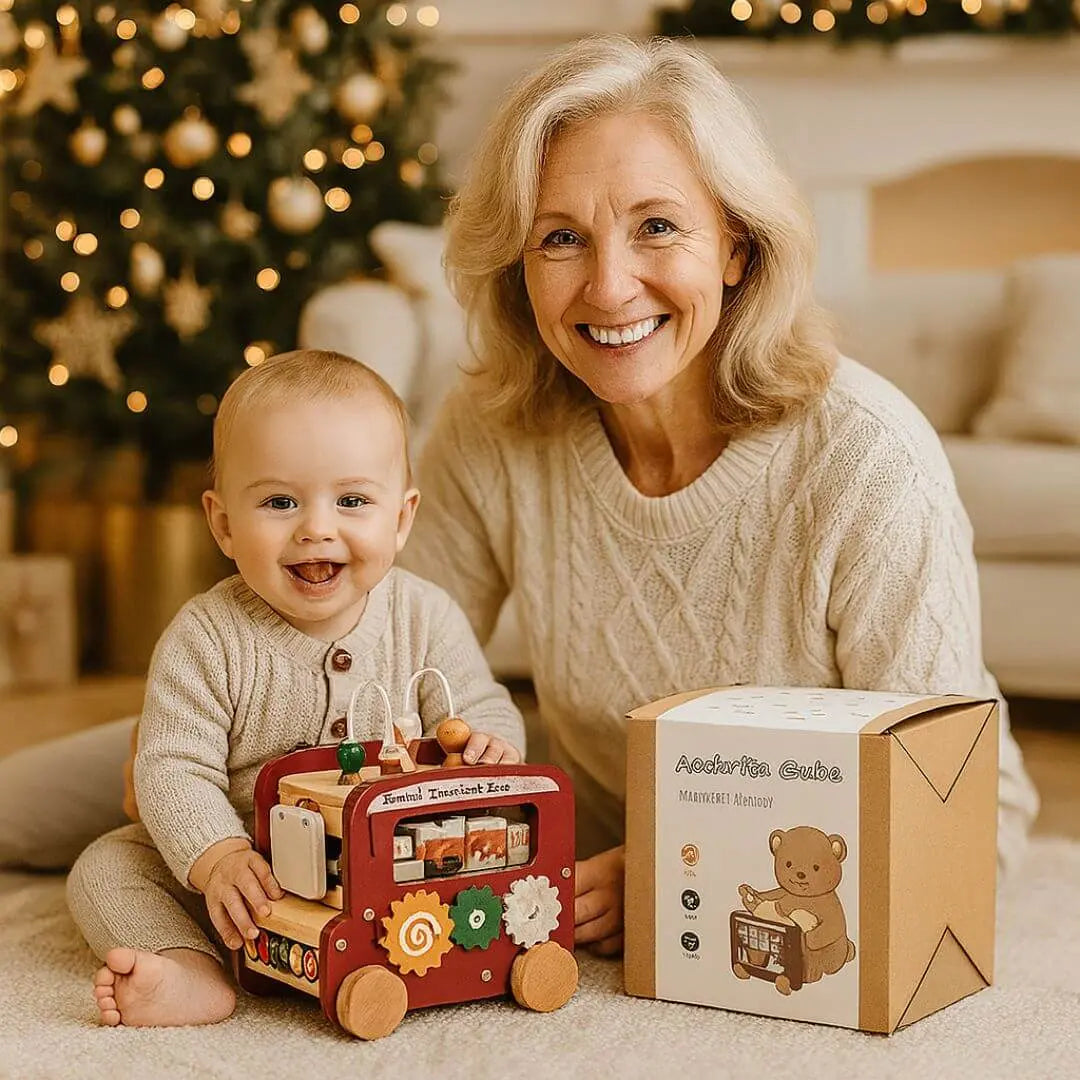 Jouet en bois Bus Montessori – BusAventure