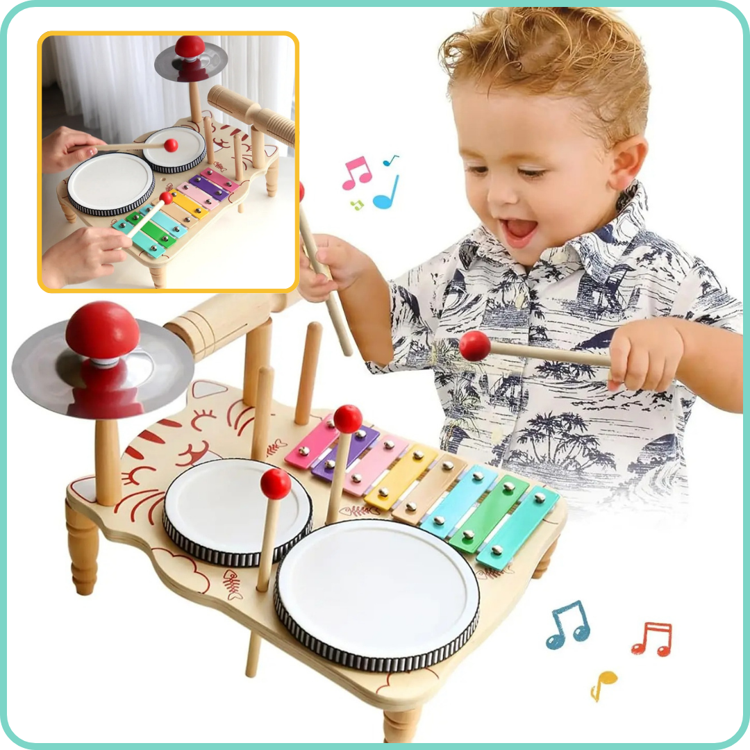 Xylophone | Multi-Percussion : Le multi-Instrument de musique idéal pour éveiller la créativité de votre enfant