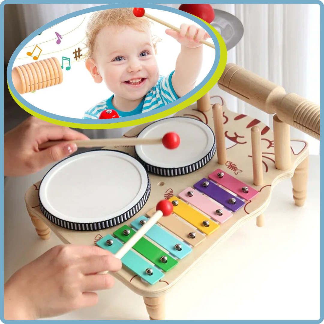 Xylophone | Multi-Percussion : Le multi-Instrument de musique idéal pour éveiller la créativité de votre enfant