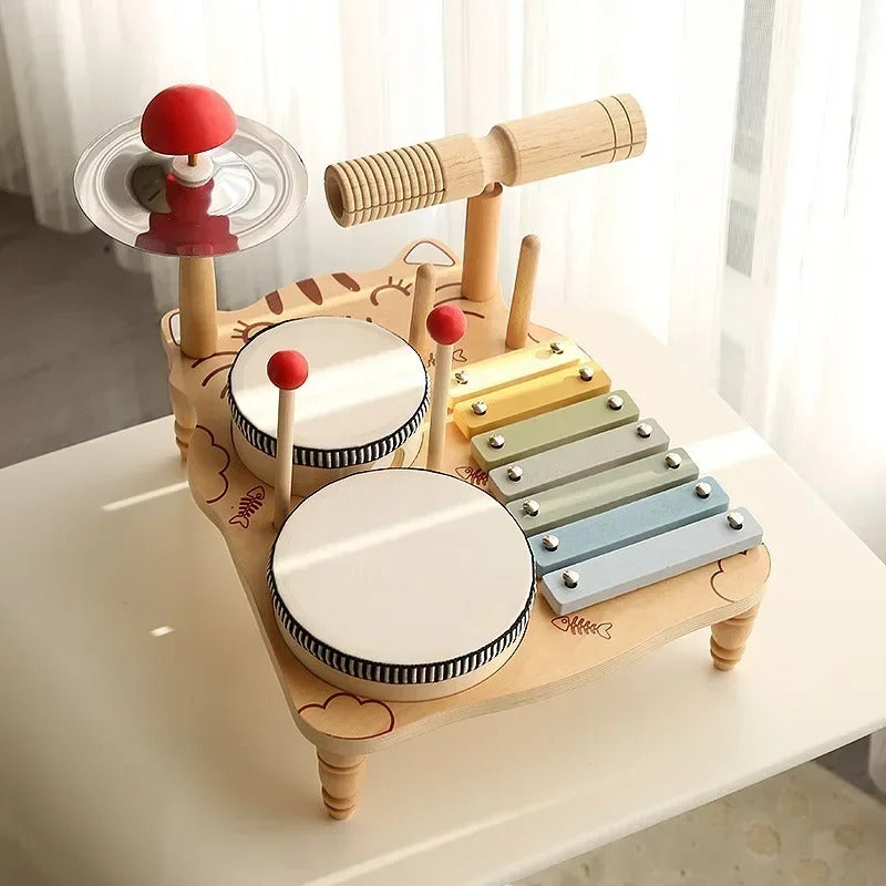 Xylophone | Multi-Percussion : Le multi-Instrument de musique idéal pour éveiller la créativité de votre enfant