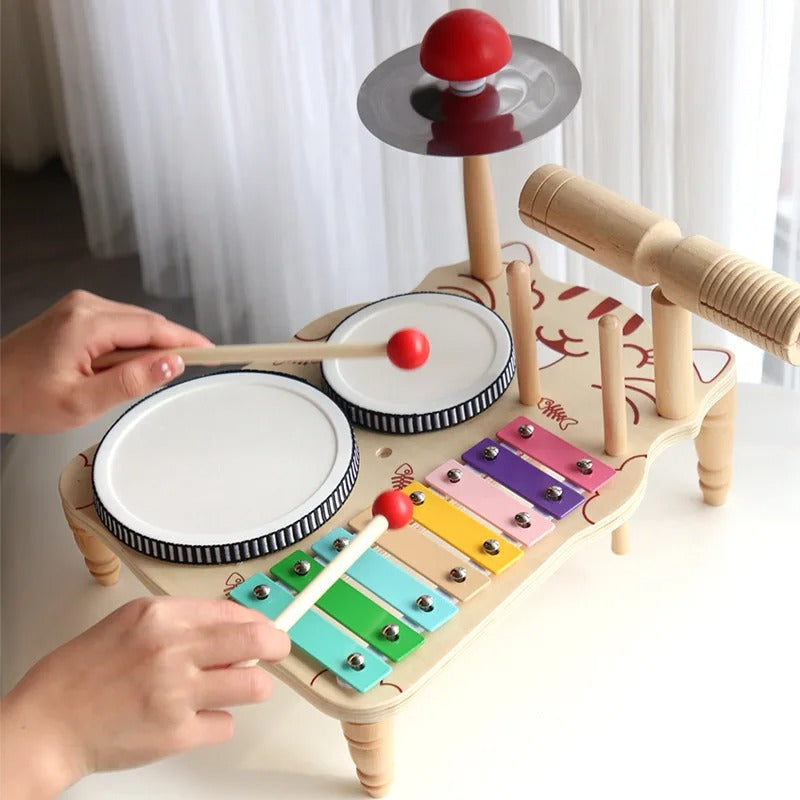 Xylophone | Multi-Percussion : Le multi-Instrument de musique idéal pour éveiller la créativité de votre enfant