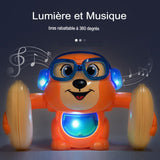 Jouet Musical de Singe Culbuteur pour Bébé