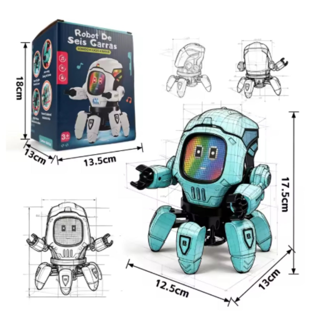 Jouet robot pieuvre dansante | OctoFun