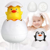 Jouet d'Œuf de Bain pour Bébé à Motifs Adorables