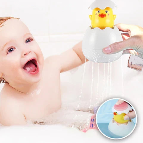 Jouet d'Œuf de Bain pour Bébé à Motifs Adorables