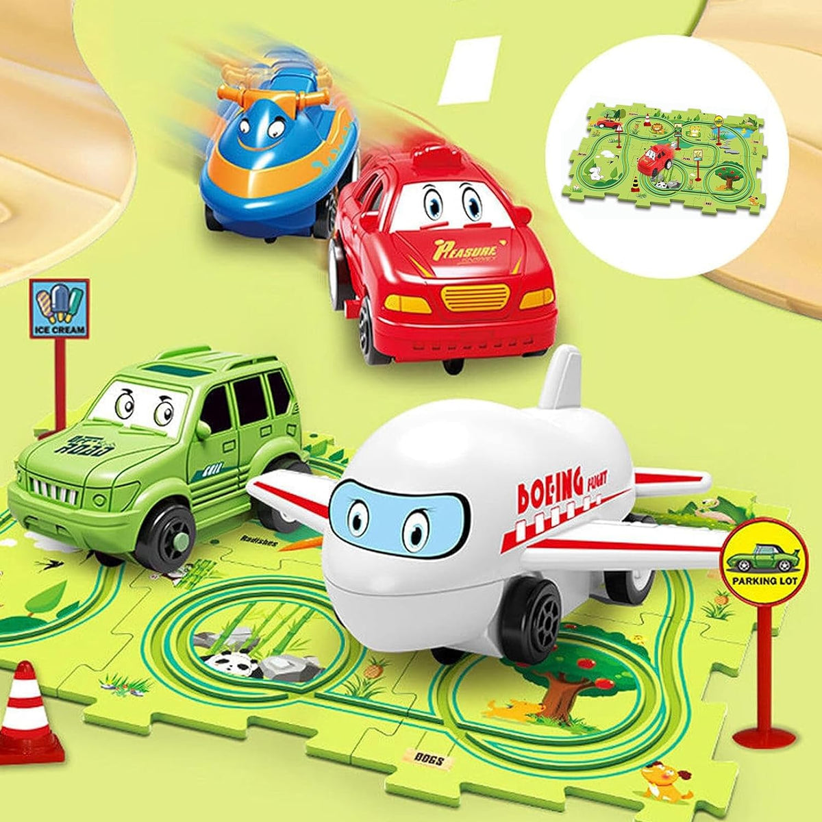 Jouet de Piste en Puzzle pour Enfants - FunPath