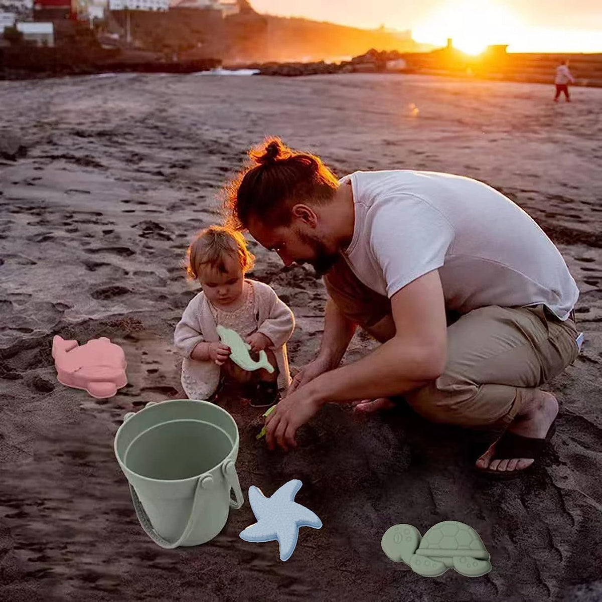 Jouets de Seau de Plage pour Enfants