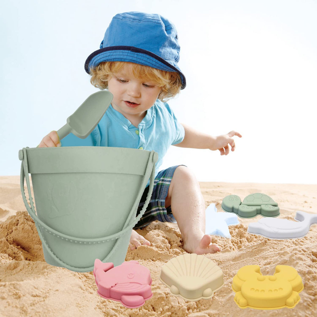 Jouets de Seau de Plage pour Enfants