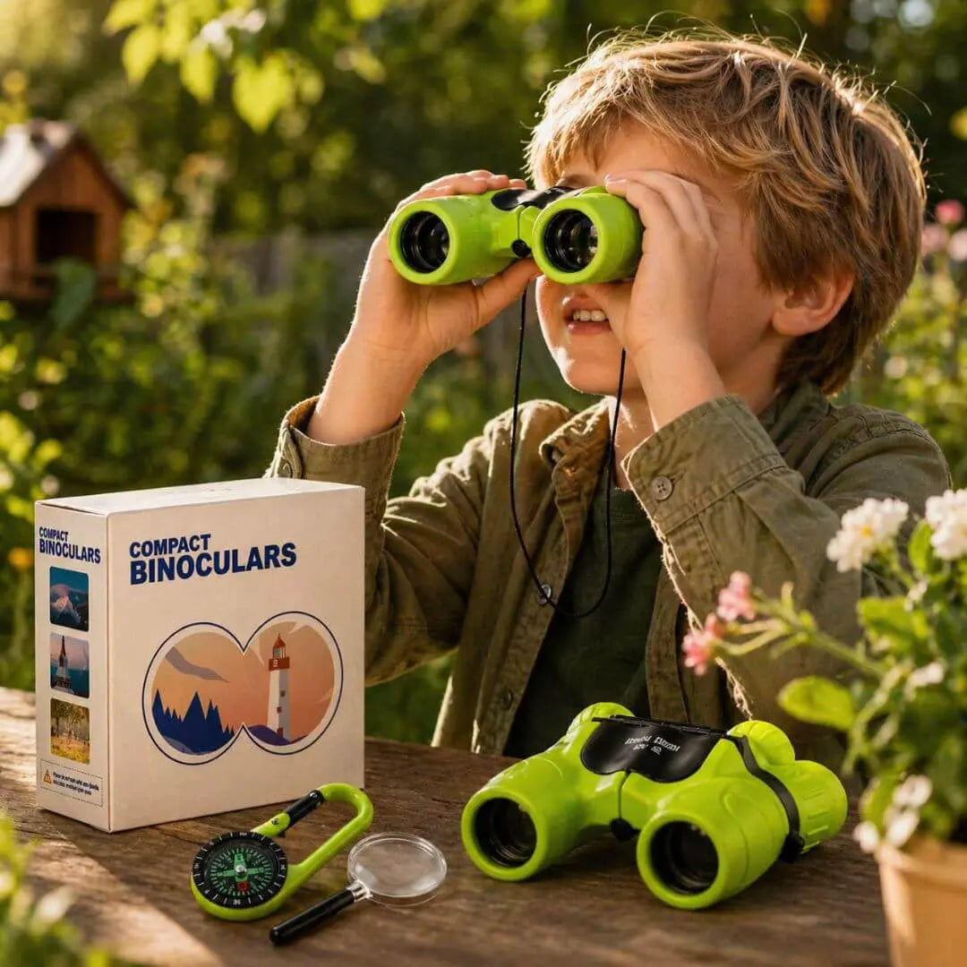 Jumelles Enfant Compactes 8x21 – Antichoc – Exploration