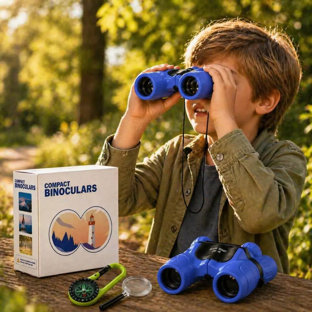 Jumelles Enfant Compactes 8x21 – Antichoc – Exploration