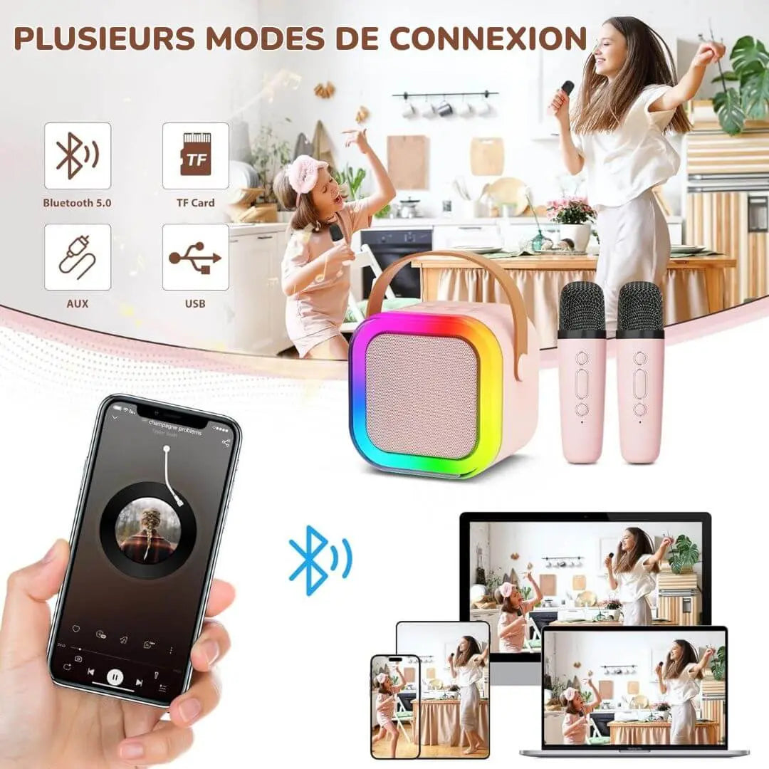 Karaoké Enfant avec Haut-Parleur LED – KidySound