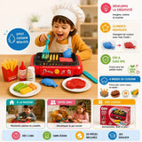 Kit Cuisine Enfant BBQ – 4 Modes – Jeu Imitation