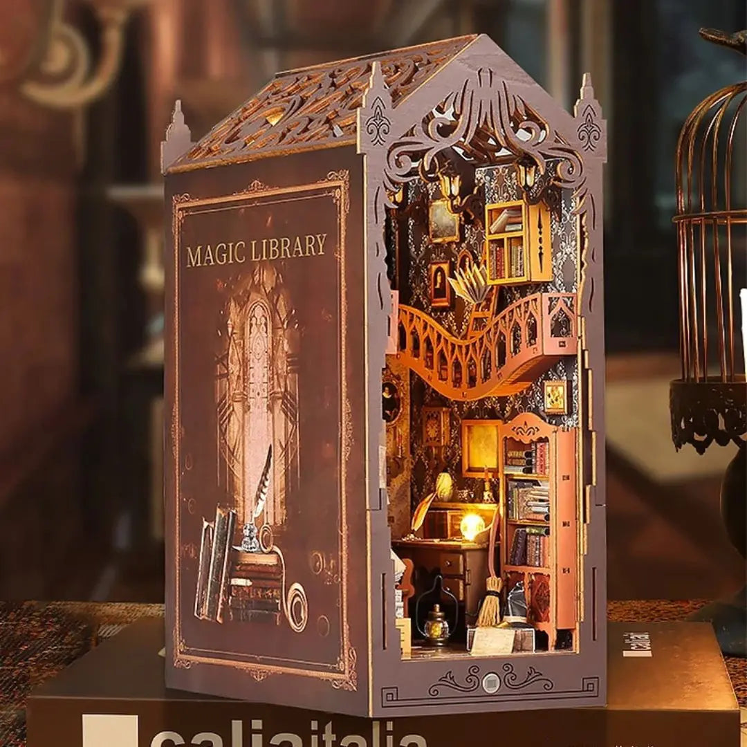 Kit DIY Book Nook Magic Library - SpellBound