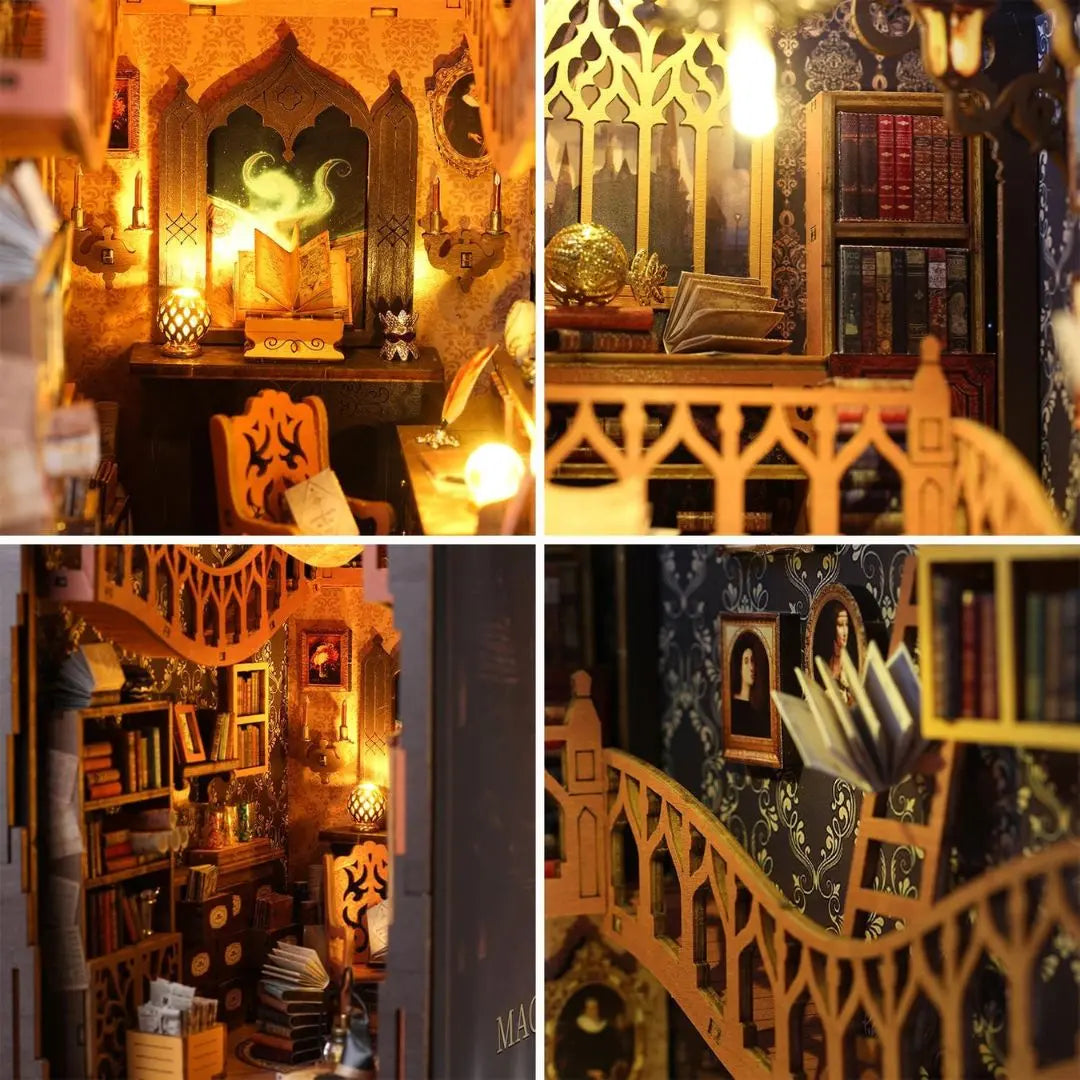 Kit DIY Book Nook Magic Library - SpellBound