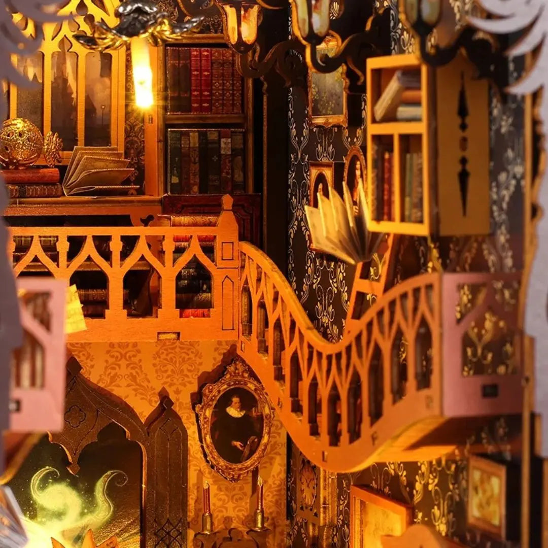 Kit DIY Book Nook Magic Library - SpellBound