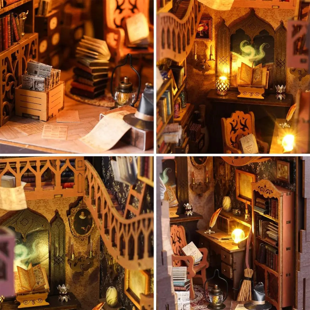 Kit DIY Book Nook Magic Library - SpellBound