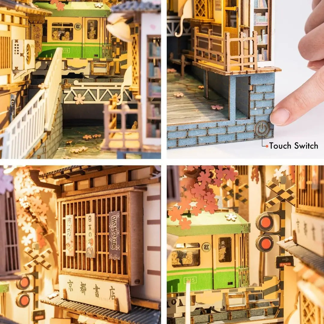 Kit DIY Book Nook Sakura Densya - TokyoRail