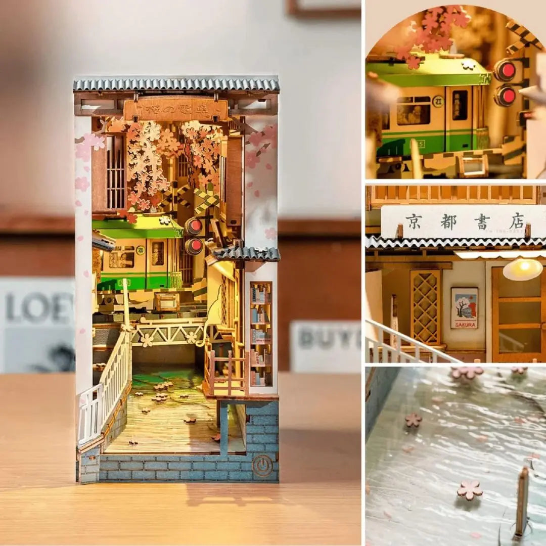 Kit DIY Book Nook Sakura Densya - TokyoRail
