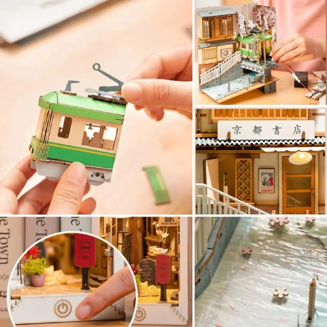 Kit DIY Book Nook Sakura Densya - TokyoRail