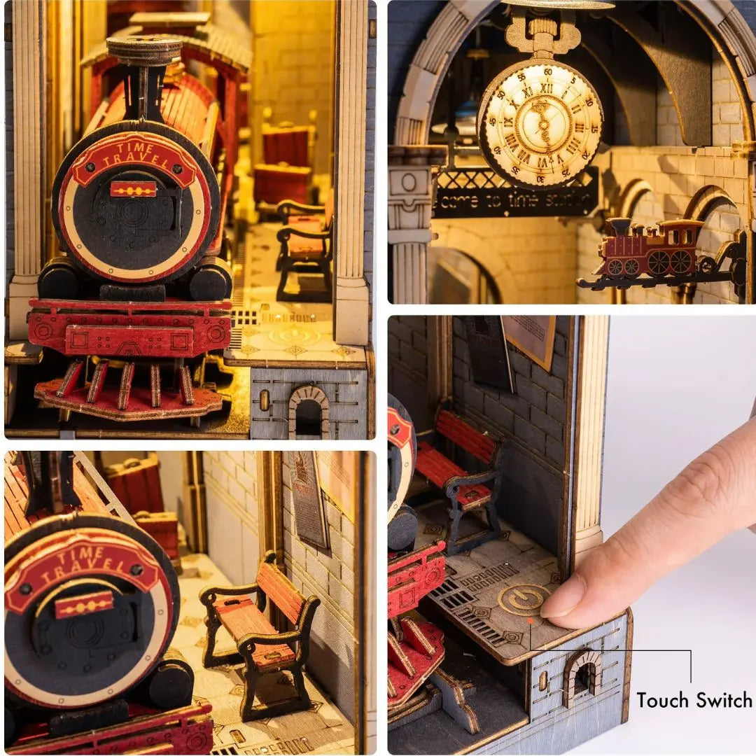 Kit DIY Book Nook Time Travel - SteamGate