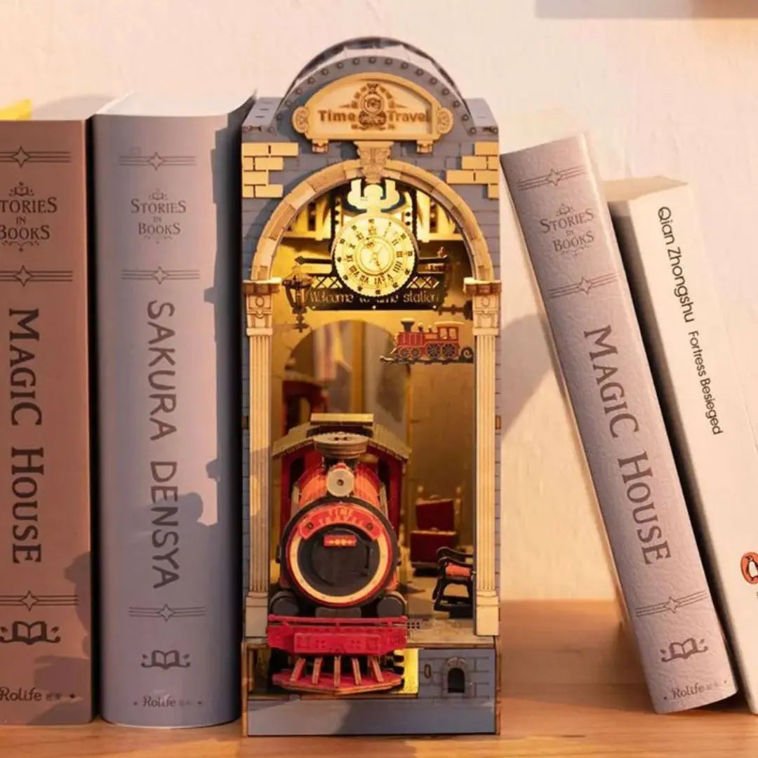 Kit DIY Book Nook Time Travel - SteamGate