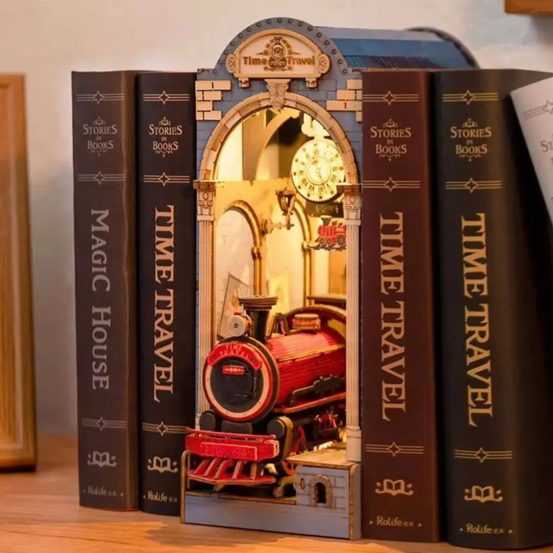 Kit DIY Book Nook Time Travel - SteamGate
