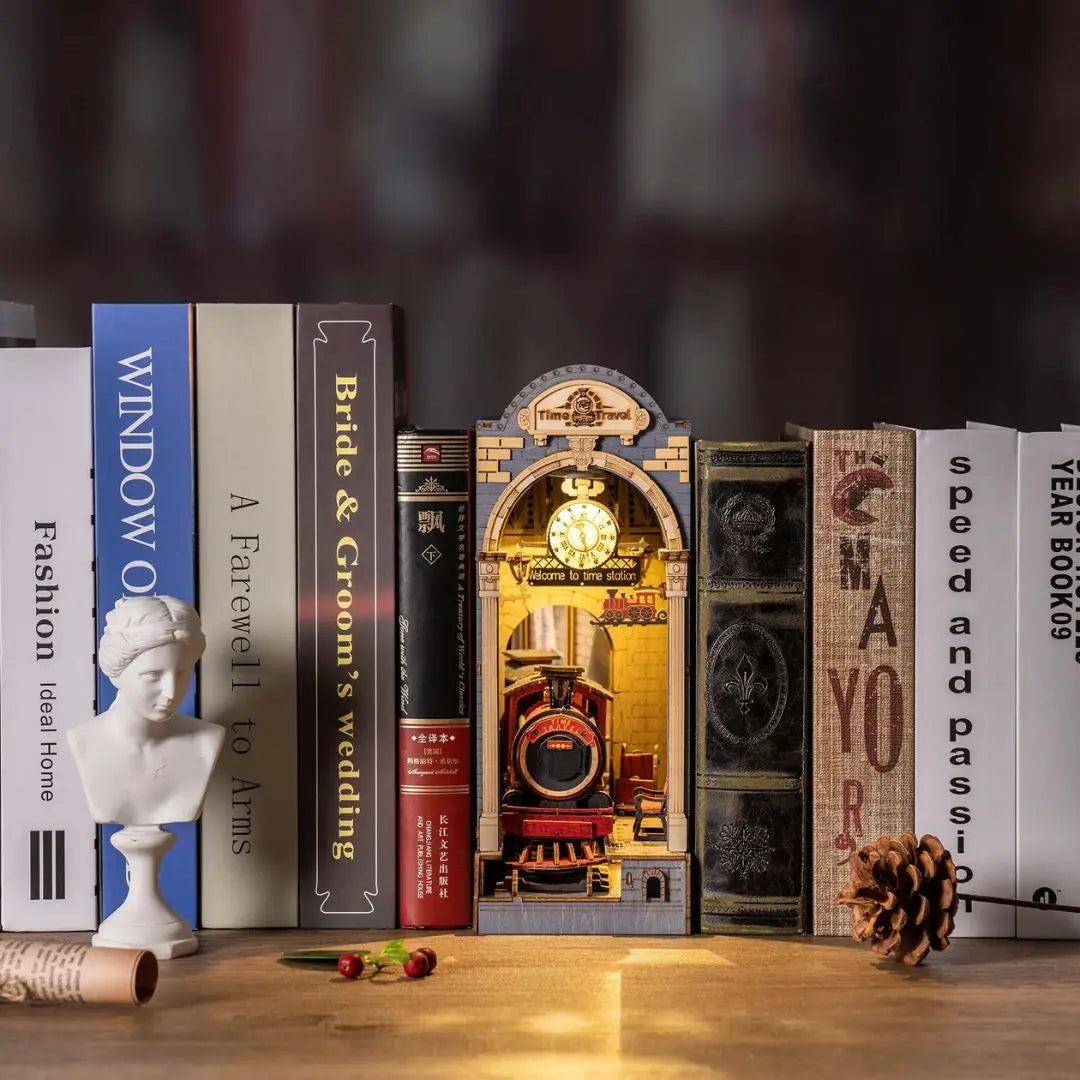 Kit DIY Book Nook Time Travel - SteamGate