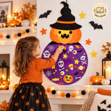 Kit DIY Halloween – Citrouille Sorcière en Feutre