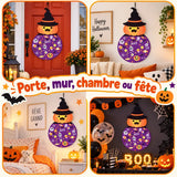 Kit DIY Halloween – Citrouille Sorcière en Feutre