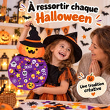 Kit DIY Halloween – Citrouille Sorcière en Feutre
