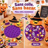 Kit DIY Halloween – Citrouille Sorcière en Feutre