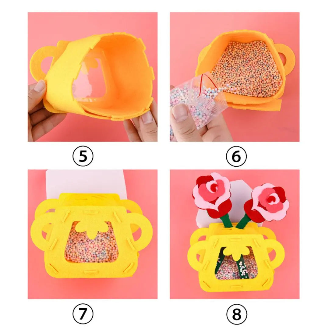 Kit DIY - Pot de fleurs Montessori