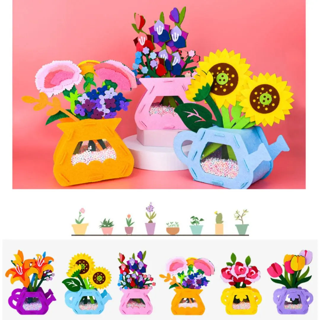 Kit DIY - Pot de fleurs Montessori