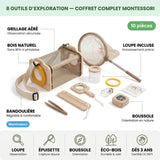 Kit Insectes Enfant en Bois – 8 Outils Montessori Nature
