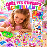 Kit Peinture Diamant Enfant – Stickers Princesses & Animaux à Décorer