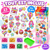 Kit Peinture Diamant Enfant – Stickers Princesses & Animaux à Décorer