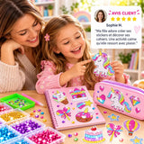 Kit Peinture Diamant Enfant – Stickers Princesses & Animaux à Décorer