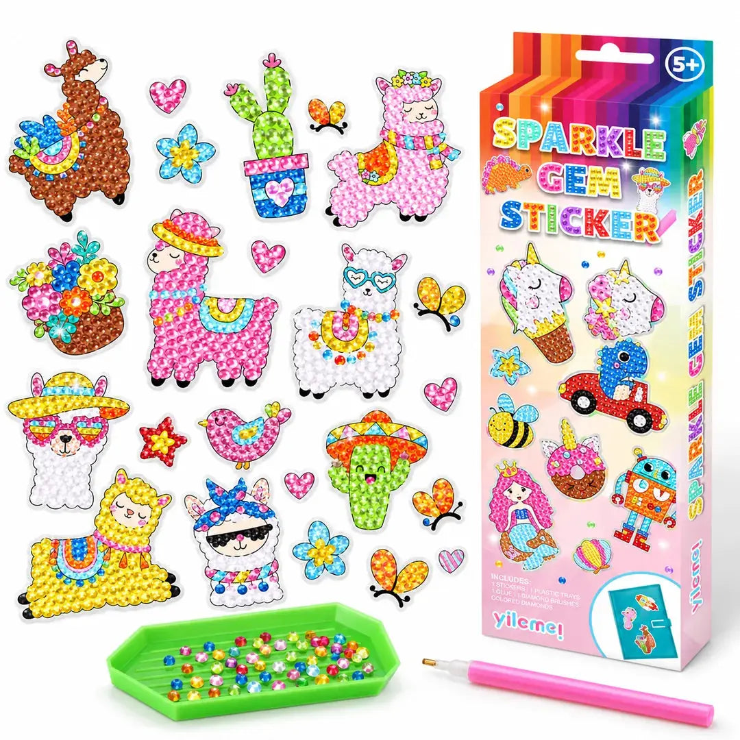 Kit Peinture Diamant Enfant – Stickers Princesses & Animaux à Décorer