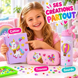 Kit Peinture Diamant Enfant – Stickers Princesses & Animaux à Décorer