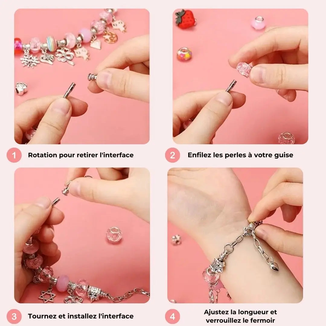 Kit bracelet perles enfant : Joliperles