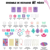 Kit de Recharge Bijoux – 61 Pièces Créatives | Dès 5 ans