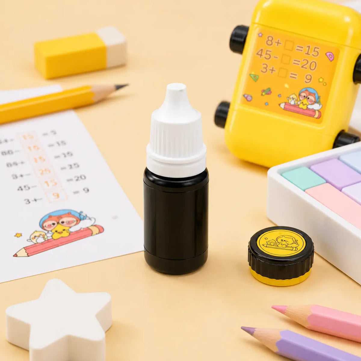 Kit de Recharge d'Encre pour Tampon