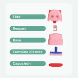 Kit de Recharge d'Encre pour Tampon Personnalisé - Taggy